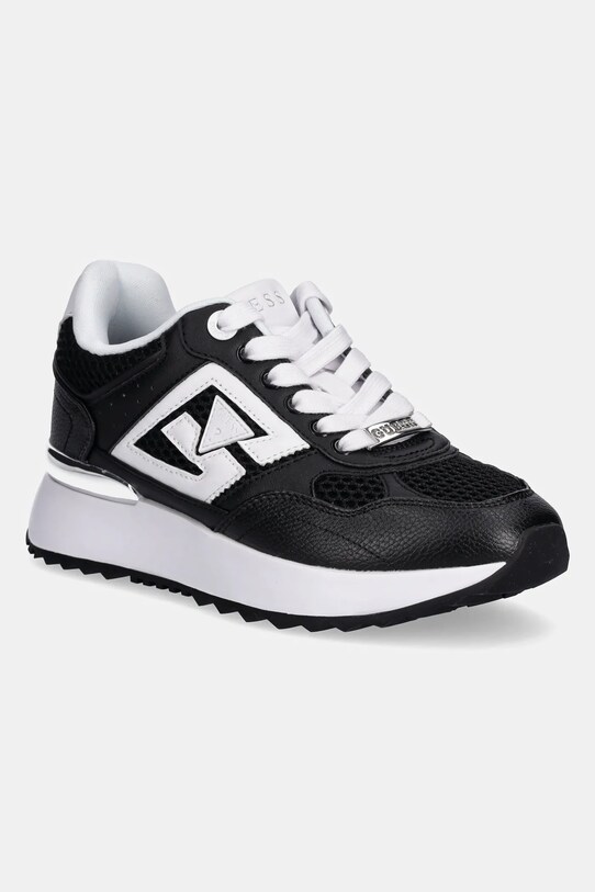 Αθλητικά Guess KORENZO συνθετικό μαύρο FLTKOR.ELE12.BLACK