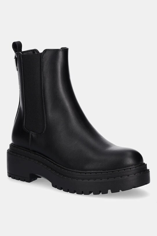 Gležnjače Guess LEANNA bez kopčanja crna FLTLNA.FAL10.BLACK