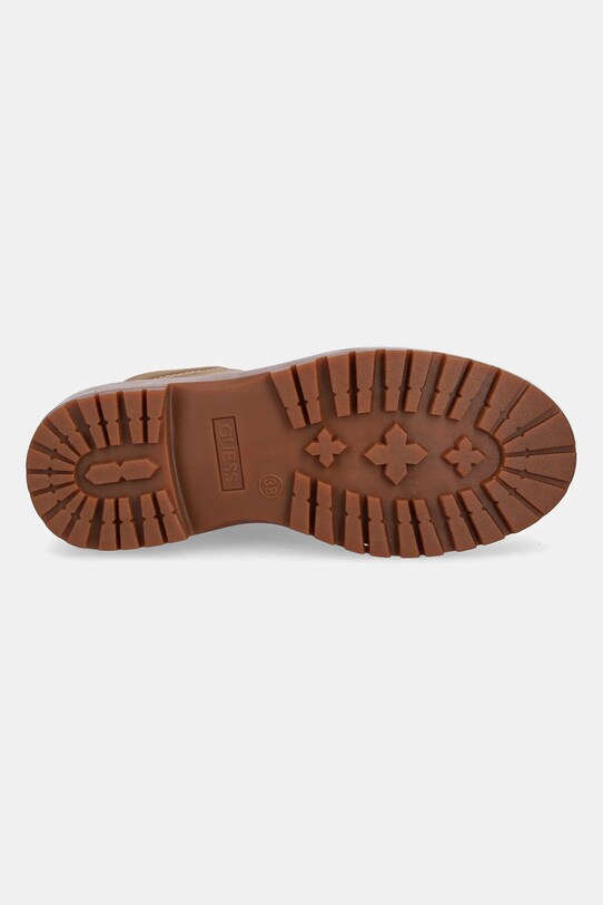 Čizme Guess LEAVEY FLTLVY.ELE10.TAN smeđa