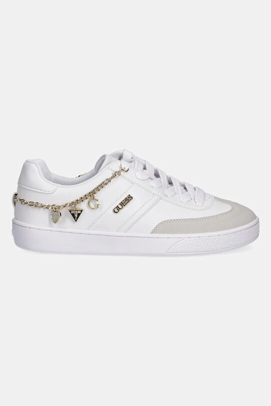 Αθλητικά Guess NAOKO FLTNAO.LEA12.WHITE λευκό AW25