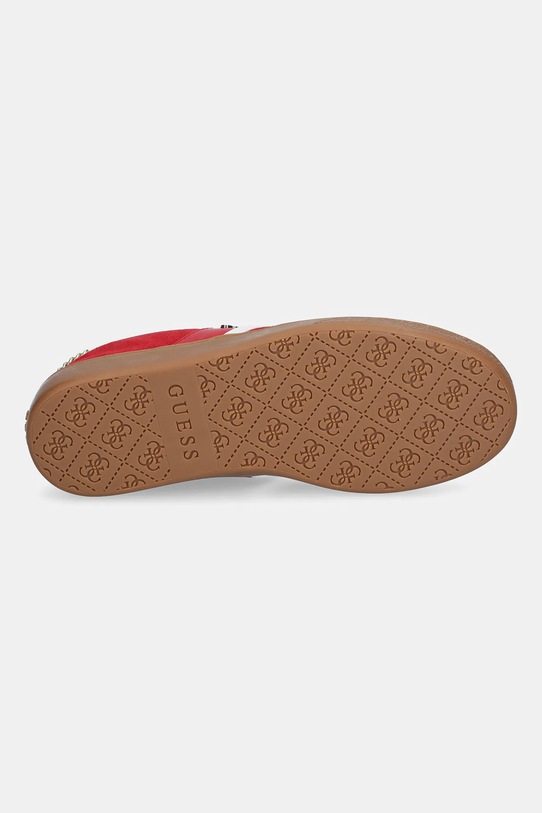 Guess sneakersy NAOKO FLTNAO.SUE12.RED czerwony