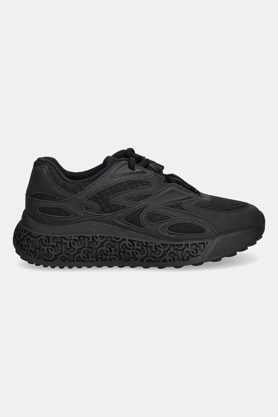 Guess sneakersy SWANIA FLTSWA.LEA12.BLACK czarny AW25