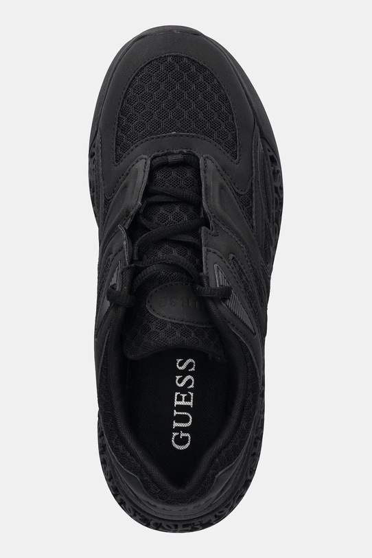 Guess sneakersy SWANIA czarny FLTSWA.LEA12.BLACK