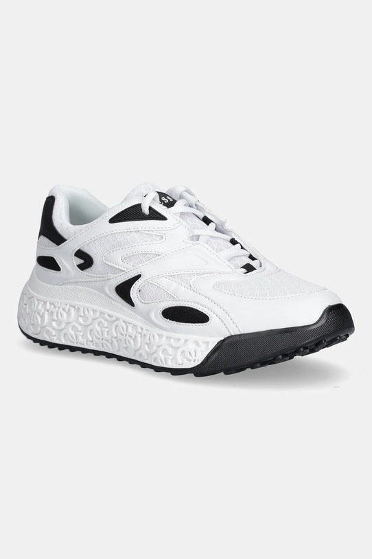 Guess sneakersy SWANIA syntetyczny biały FLTSWA.LEA12.BLKWH
