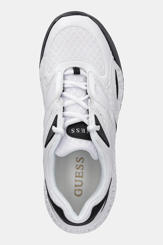 Guess sneakersy SWANIA biały FLTSWA.LEA12.BLKWH