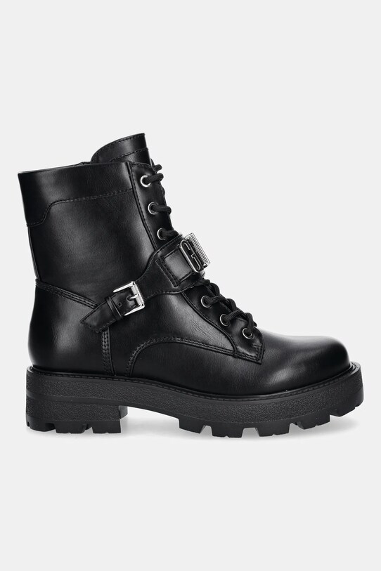 Guess bocanci YANZY FLTYNZ.ELE10.BLACK negru AW25