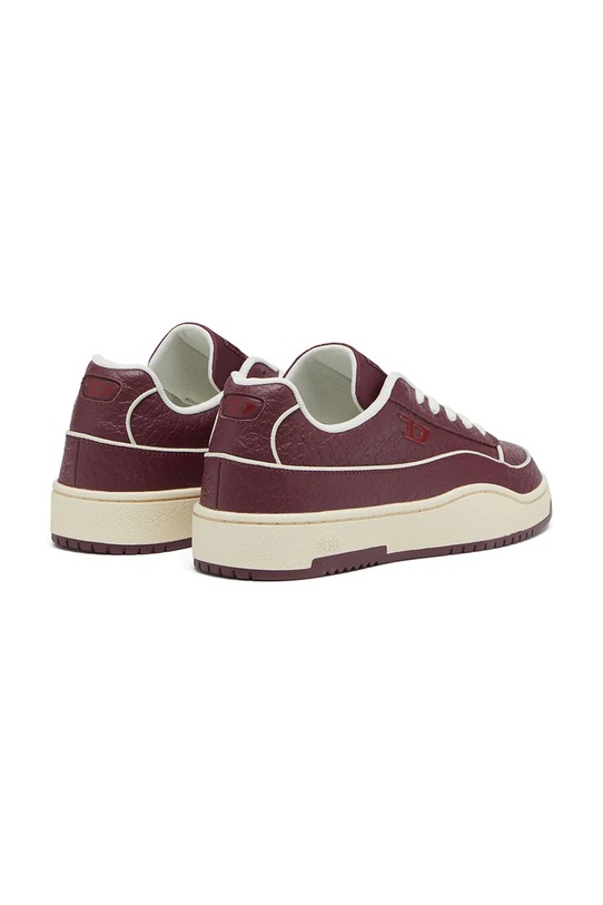 Obuwie Diesel sneakersy skórzane S-Tracker-D Low W Y03513.P8417.T5086 bordowy