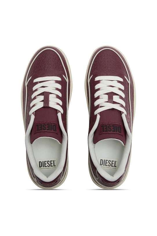 Diesel sneakersy skórzane S-Tracker-D Low W bordowy Y03513.P8417.T5086