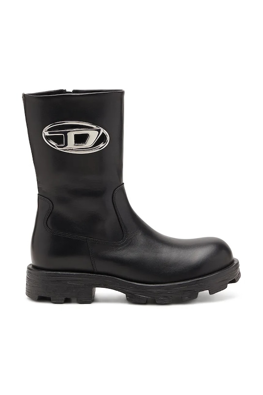 Diesel botki D-Hammer Bkr D W płaski czarny Y03692.P4471.T8013