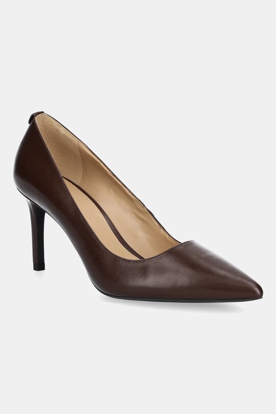 MICHAEL Michael Kors stilettos de piele Alina subțire maro 40F2HNMP2L.213