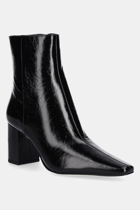 MICHAEL Michael Kors botki skórzane Elise słupek czarny 40T5ELME7L.001