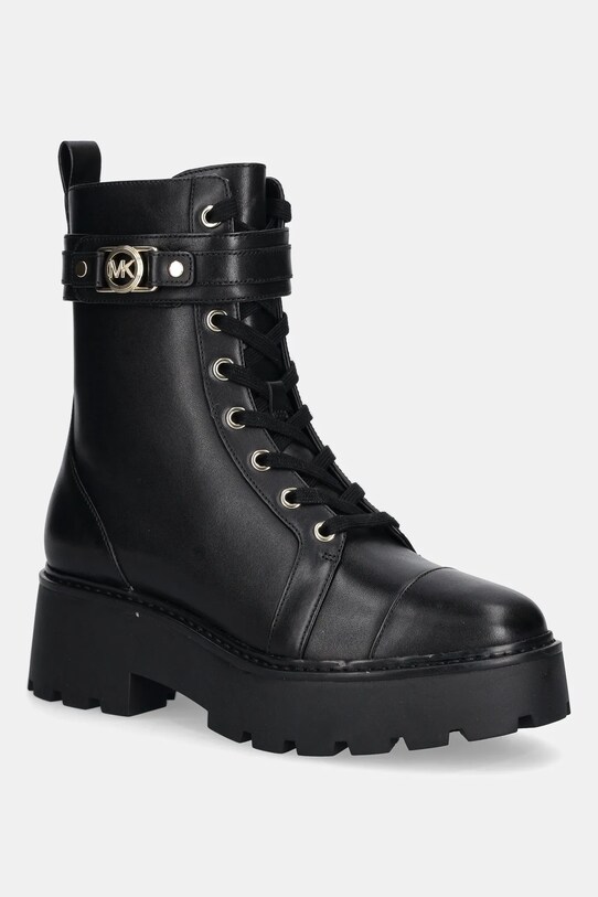 MICHAEL Michael Kors bocanci de piele Mandy cu snur negru 40T5MAFE5L.001