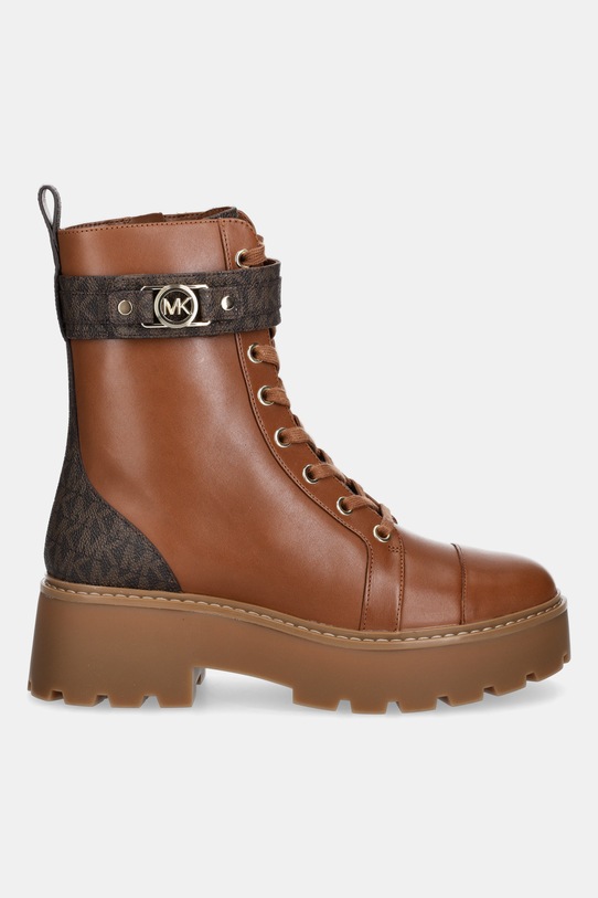 MICHAEL Michael Kors stivali da motociclista in pelle Mandy 40T5MAFE6L.227 marrone AW25
