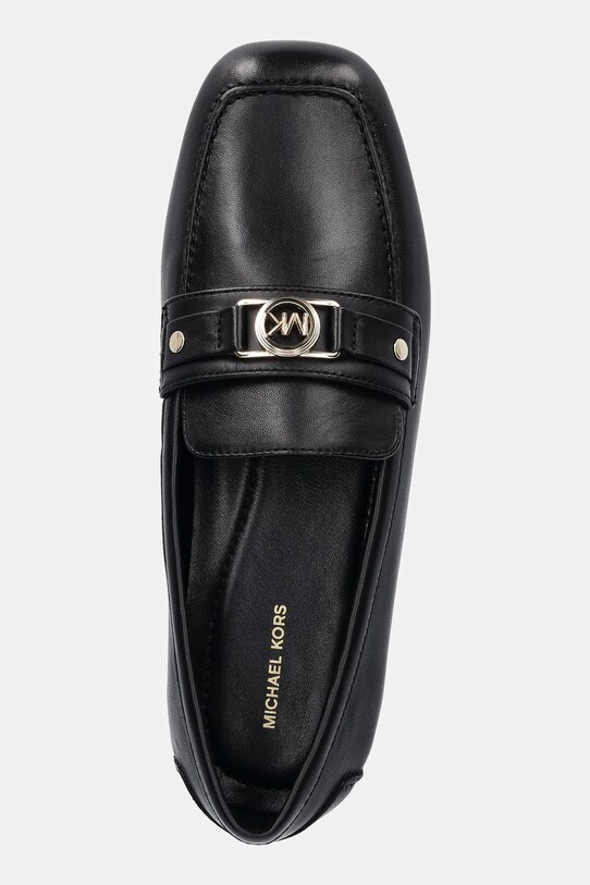 MICHAEL Michael Kors bőr mokaszin Mandy fekete 40T5MAFR1L.001