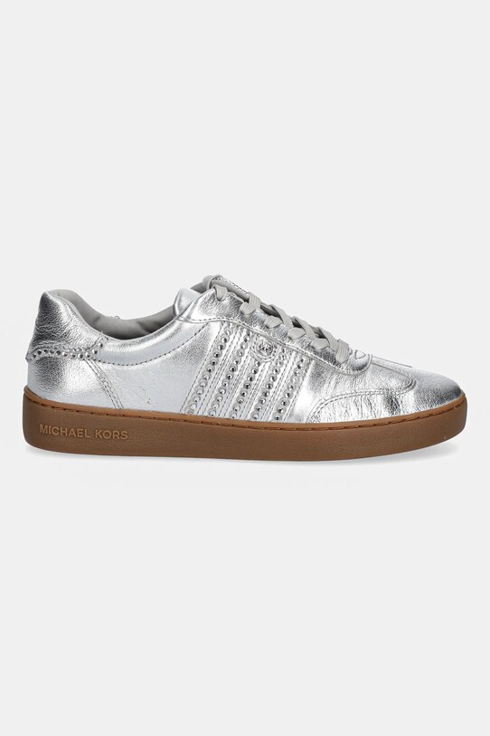 MICHAEL Michael Kors bőr sportcipő Scotty 43T5SCFS1M.040 ezüst AW25