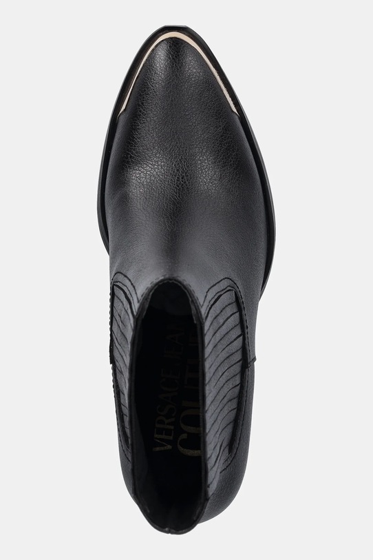 Versace Jeans Couture botki skórzane czarny 79VA3S26.ZPB68.899