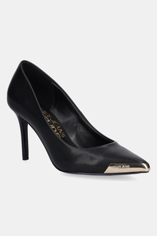 Versace Jeans Couture szpilki skórzane szpilka czarny 79VA3S50.ZP127.899