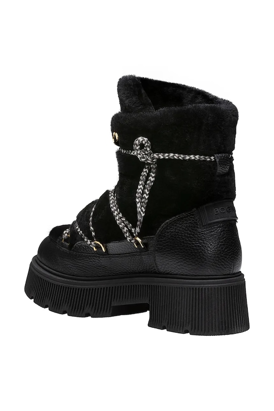 Bogner śniegowce skórzane TURIN 9 A 22542863 czarny AW25