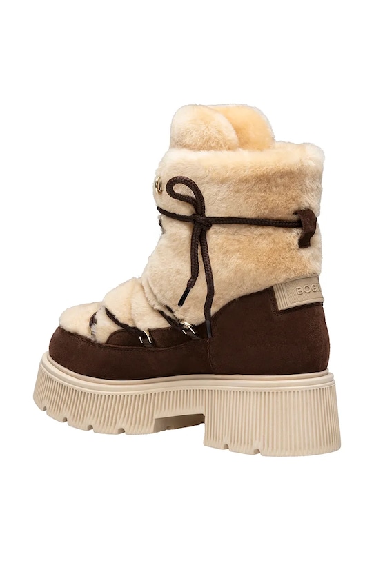 Bogner śniegowce skórzane TURIN 9 B 22542873 brązowy AW25