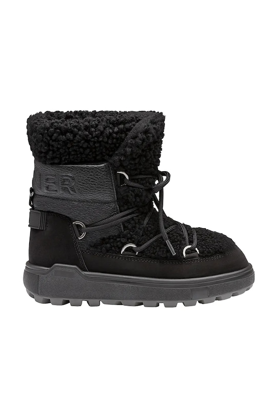 Bogner śniegowce CHAMONIX S 10 A skóra zamszowa czarny 22546704