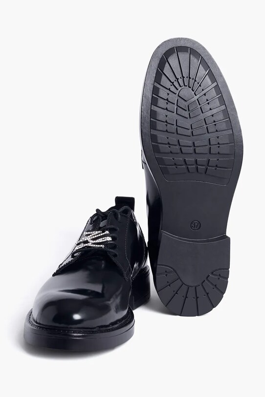 Karl Lagerfeld półbuty skórzane BLAKE KL41425.000 czarny