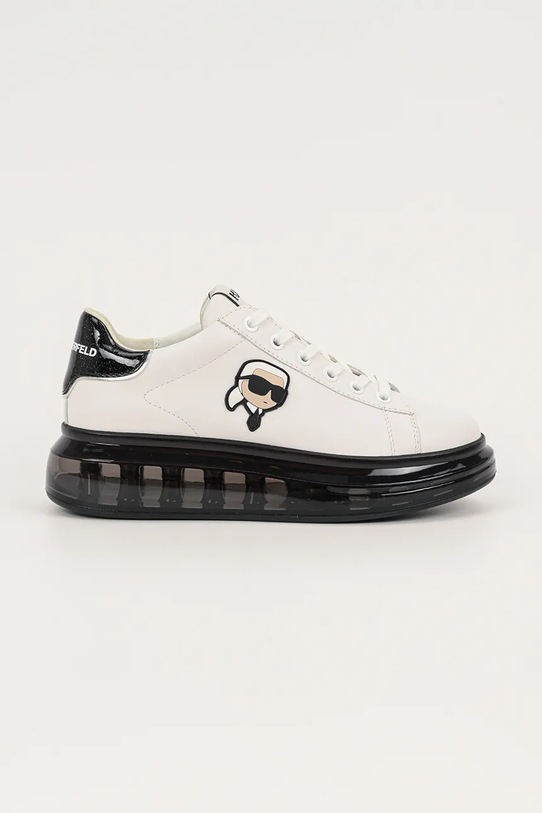 Karl Lagerfeld sneakersy skórzane KAPRI KUSHION platforma biały KL62630N.010