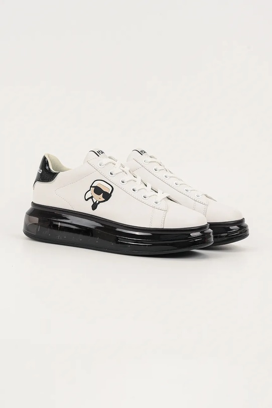 Karl Lagerfeld sneakersy skórzane KAPRI KUSHION KL62630N.010 biały AW25