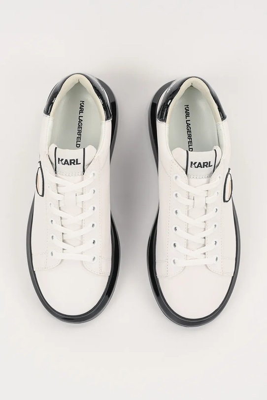 Karl Lagerfeld sneakersy skórzane KAPRI KUSHION biały KL62630N.010