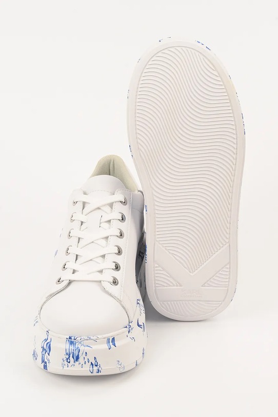Karl Lagerfeld sneakersy skórzane ANAKAPRI KL63511F.01V biały
