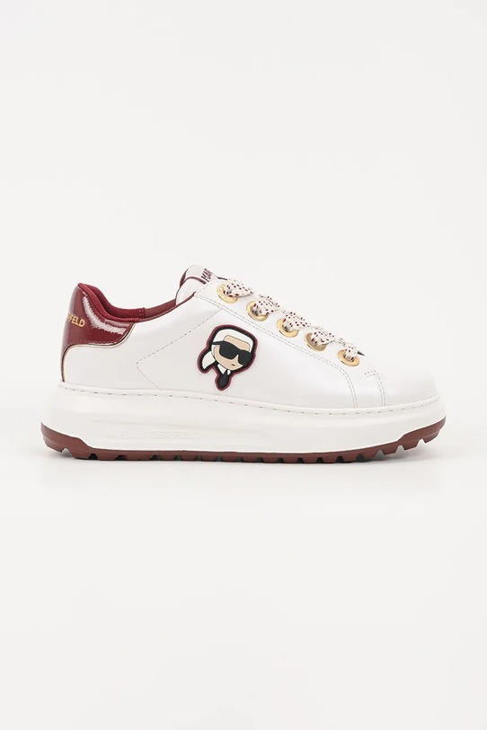 Karl Lagerfeld sneakersy KAPRI LUG skóra powlekana biały KL67531.01N