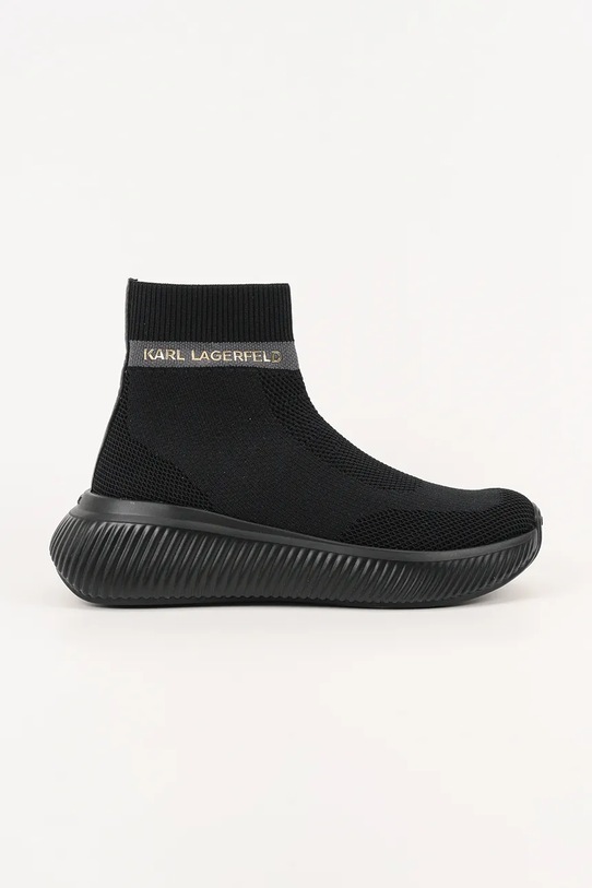 Karl Lagerfeld sneakersy KREEPER RUN platforma czarny KL64444.K0X