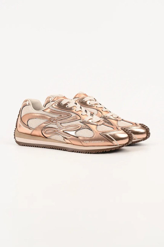 Karl Lagerfeld sneakersy VELOCETTE KL63925.4RG złoty AW25