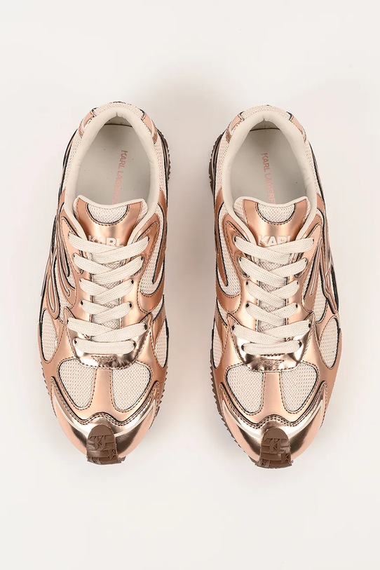 Karl Lagerfeld sneakersy VELOCETTE złoty KL63925.4RG