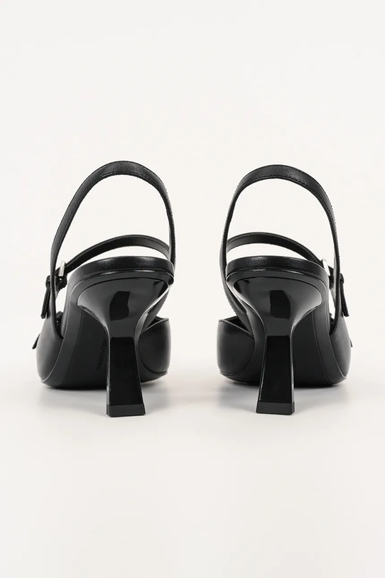 Obuwie Karl Lagerfeld szpilki skórzane KARMEL KL33623.000 czarny