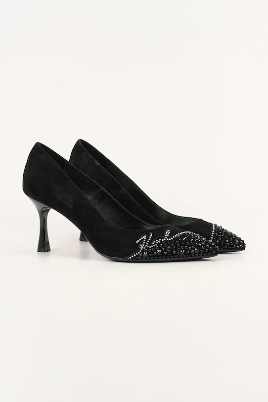 Замшевые туфли Karl Lagerfeld SIENNA KL32712.50S чёрный AW25