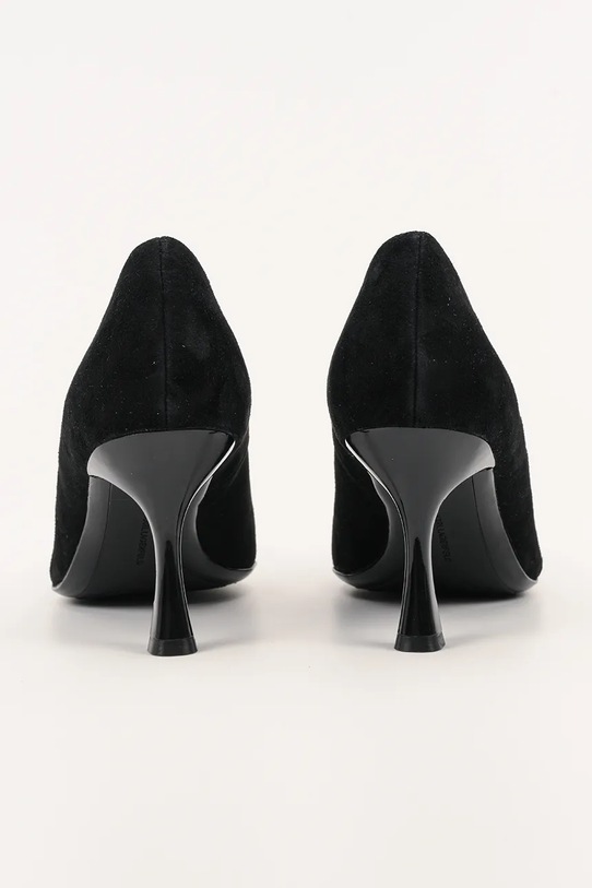 Obuwie Karl Lagerfeld szpilki zamszowe SIENNA KL32712.50S czarny