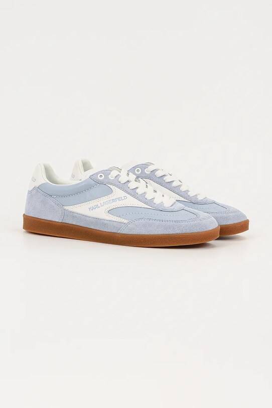 Karl Lagerfeld sneakersy zamszowe KANDIDATE KL63855.3LB niebieski AW25