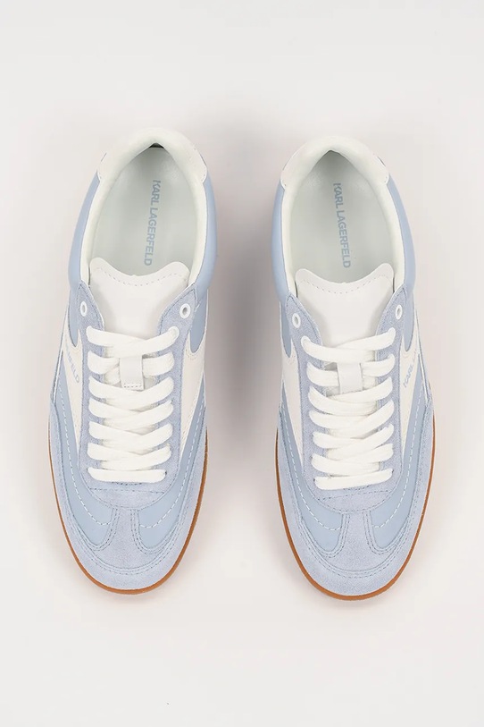 Semišové tenisky Karl Lagerfeld KANDIDATE modrá KL63855.3LB