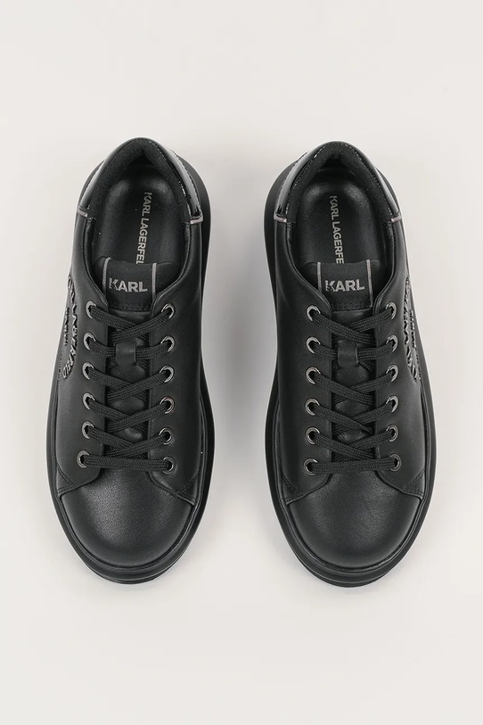 Kožené tenisky Karl Lagerfeld KAPRI černá KL62539K.00X