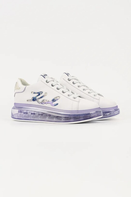Karl Lagerfeld sneakersy skórzane KAPRI KUSHION KL62610H.01V biały AW25