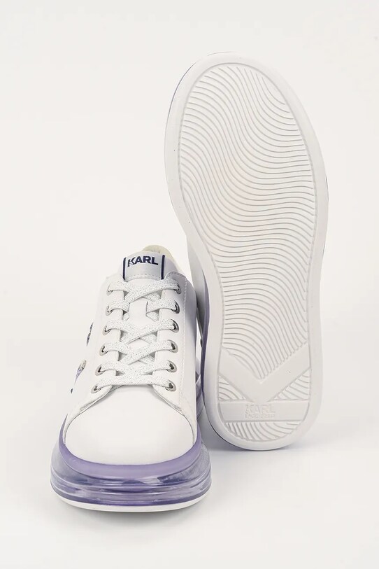 Karl Lagerfeld sneakersy skórzane KAPRI KUSHION KL62610H.01V biały