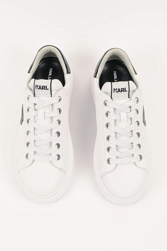 Karl Lagerfeld sneakersy skórzane KAPRI KITE biały KL64525.011