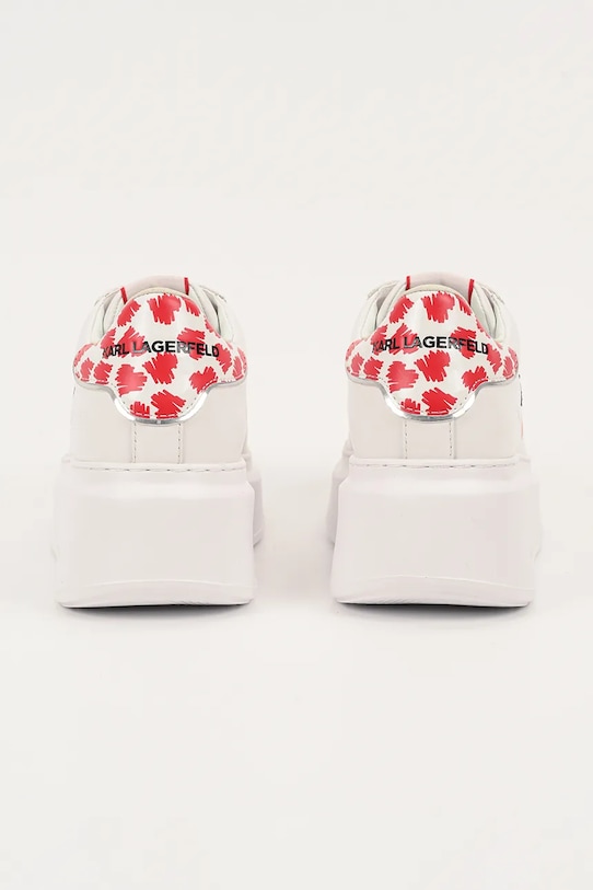 Încălțăminte Karl Lagerfeld sneakers din piele ANAKAPRI KL63518V.01D alb