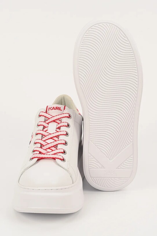Karl Lagerfeld sneakers din piele ANAKAPRI KL63518V.01D alb
