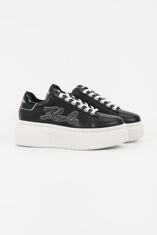 Karl Lagerfeld sneakers din piele KREEPER LO KL42311A.000 negru AW25