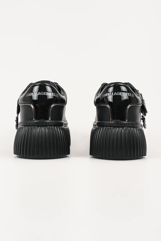 Obuwie Karl Lagerfeld sneakersy skórzane KREEPER LO KL42376T.00X czarny