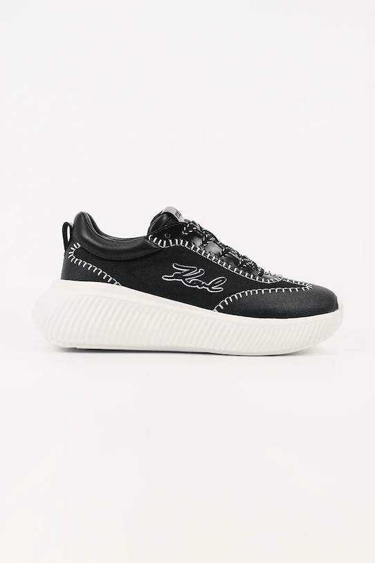 Karl Lagerfeld sneakers KREEPER RUN platformă negru KL64418.400