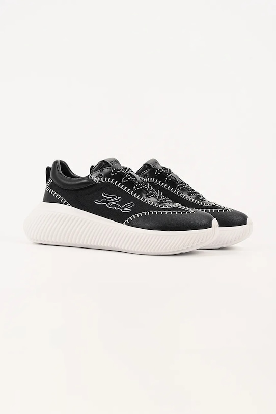 Karl Lagerfeld sneakers KREEPER RUN KL64418.400 negru AW25