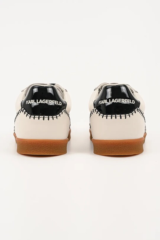 Obuwie Karl Lagerfeld sneakersy skórzane KANDIDATE KL63810A.0T1 beżowy