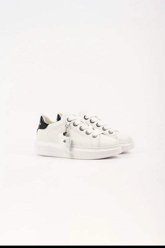 Karl Lagerfeld sneakersy skórzane KAPRI KL62519.011 biały AW25